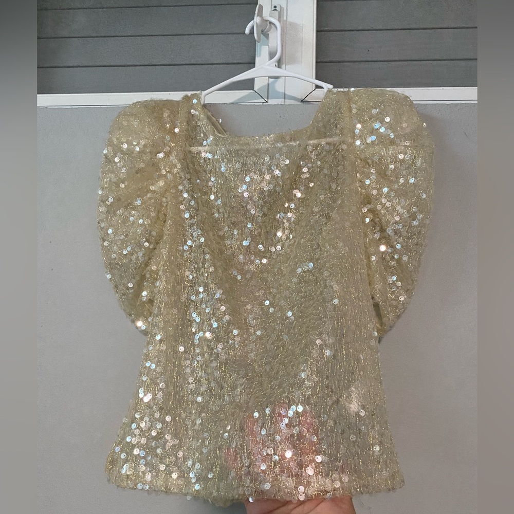 Pastel brand sequin top